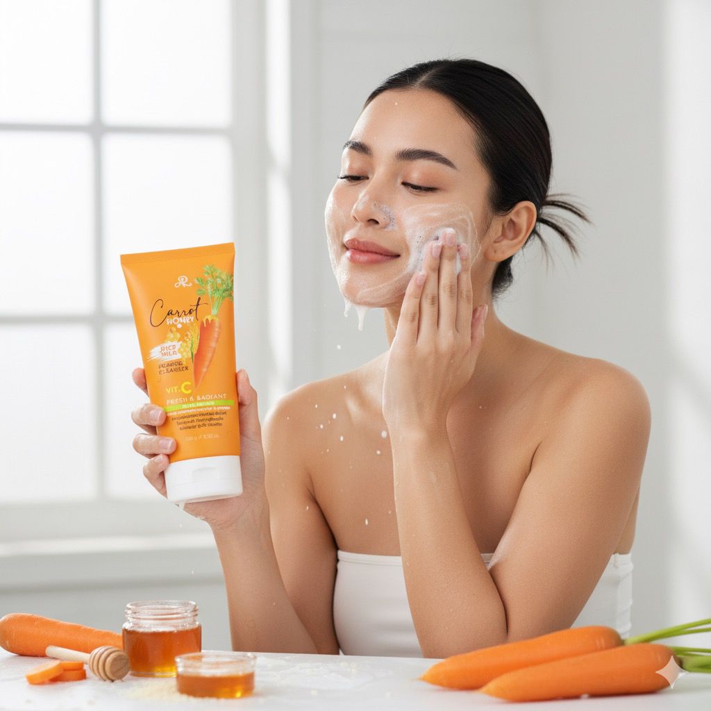 AR Carrot Honey Foaming Cleanser