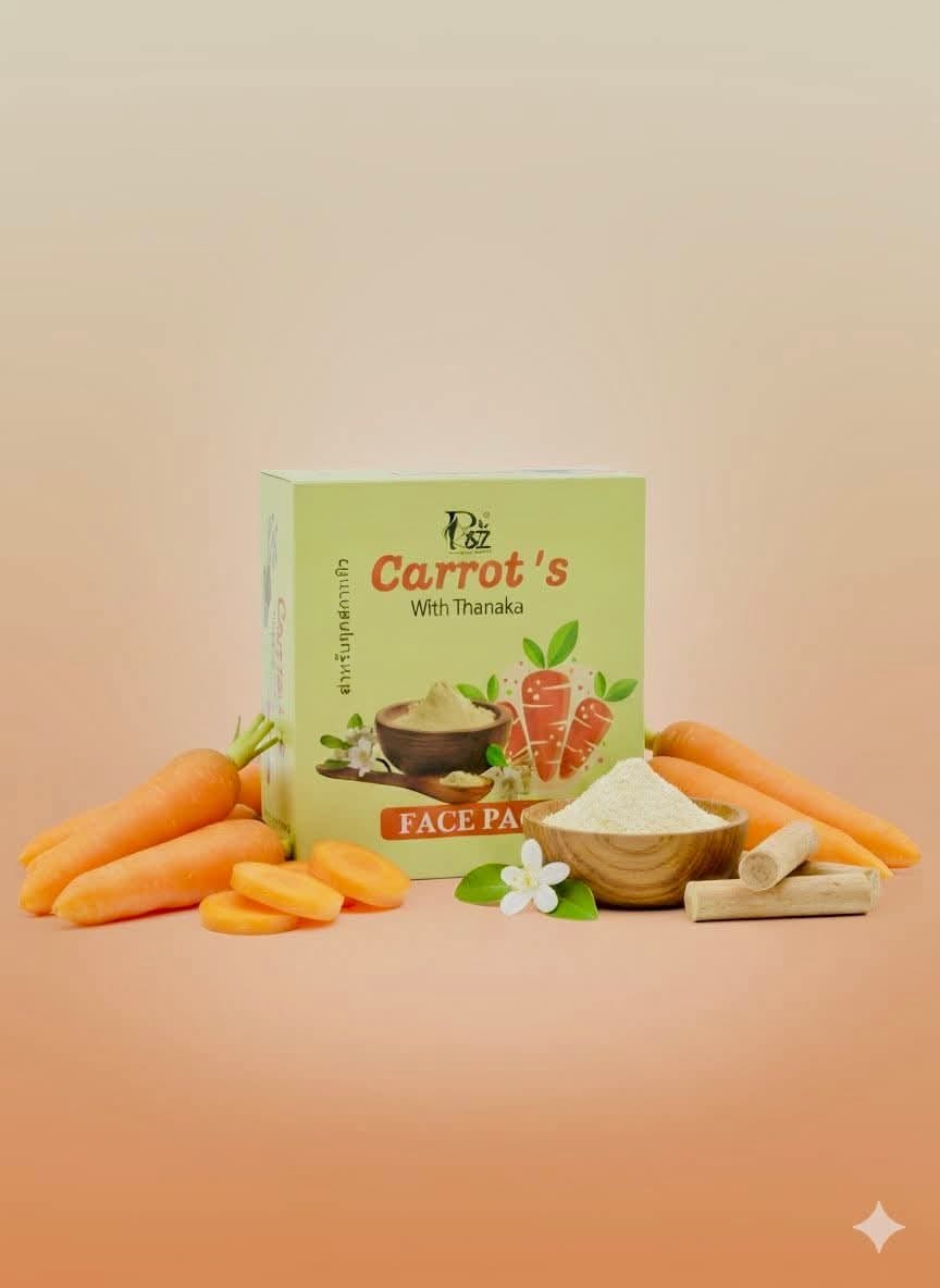 P&Z Carrot'S With Thanaka Face Pack