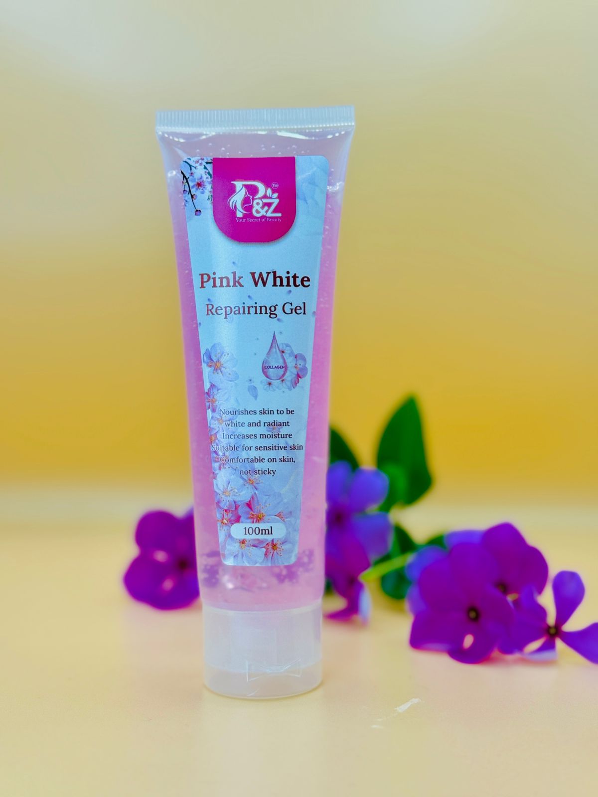 P&Z Pink White Repairing Gel